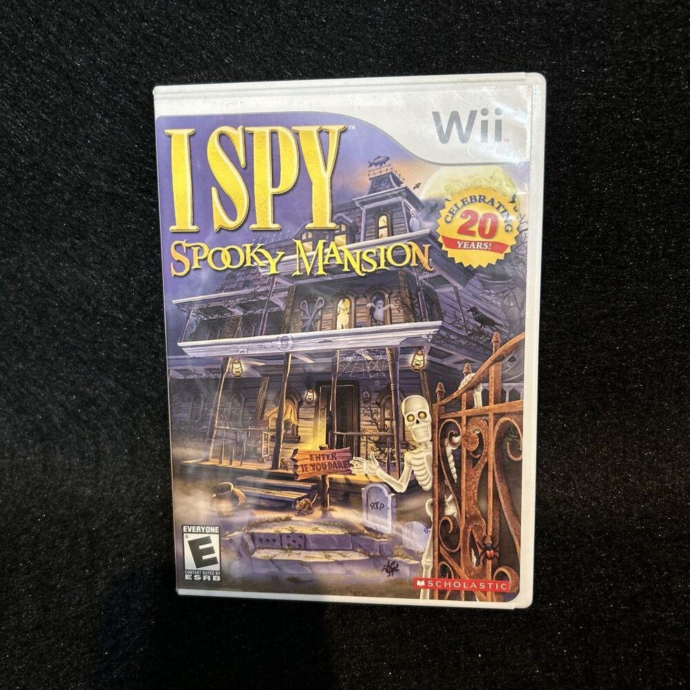 I Spy Spooky Mansion (Nintendo Wii 2010) CIB W/ Manual Tested & Working 🔥📦